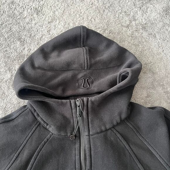 Lululemon black Scuba Hoodie Classic zip up cropped fit - Picture 3 of 8